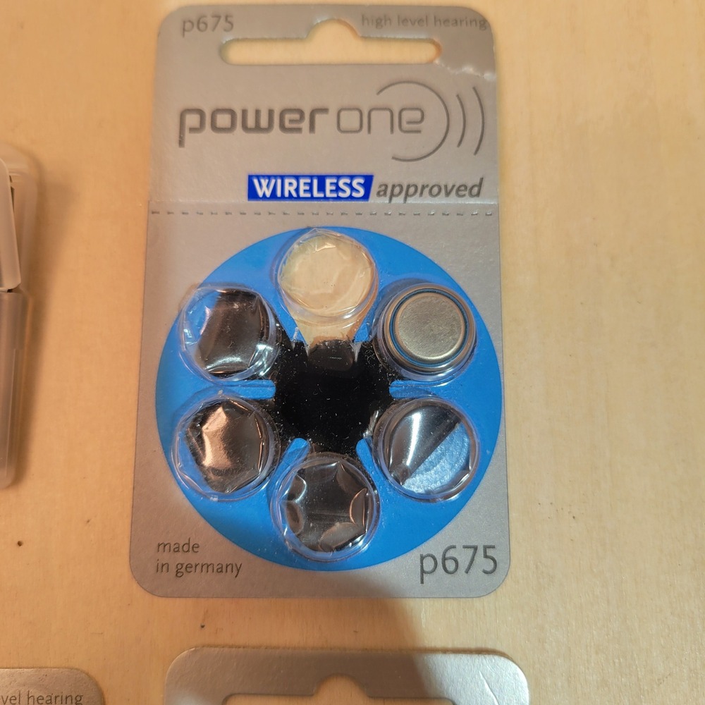 Power One Hearing Aid Batteries P675 Wireless & Bose Wax Guards Replacement Kit - Picture 4 of 12